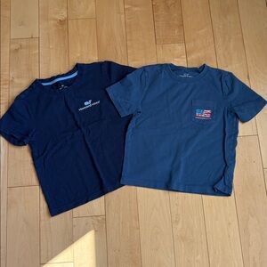 Vineyard Vines Lot of 2 Boys Short Sleeve Shirt T-shirt 3T Navy